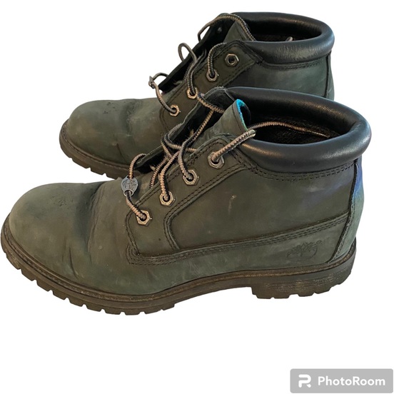 Timberland boots Nellie Chukka deep green SZ 8.5 Worn once - Picture 2 of 15